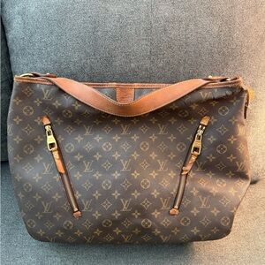 Authentic Louis Vuitton Brown Monogram Shoulder Bag